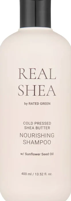 Rated GreenReal Shea Cold Pressed Shea Butter Nourishing Shampoo 100 ml