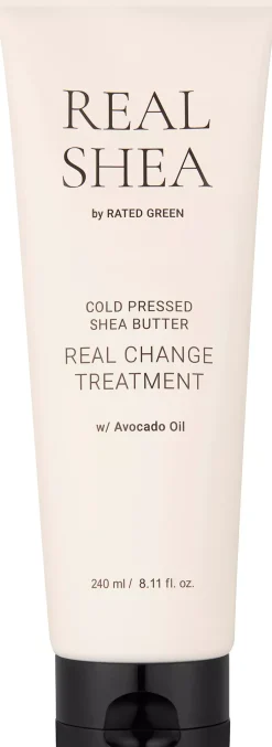 Rated GreenReal Shea Cold Pressed Shea Butter Real Change Treatment 240 ml