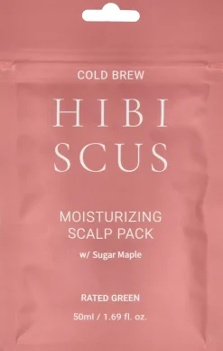 Rated GreenScalp Pack Cold Brew Hibiscus Moisturizing Scalp Pack w/ Sugar Maple 50 ml