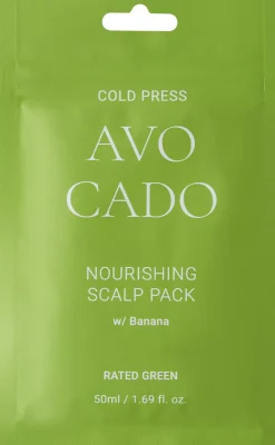 Rated GreenScalp Pack Cold Press Avocado Nourishing Scalp Pack Banana 50 ml