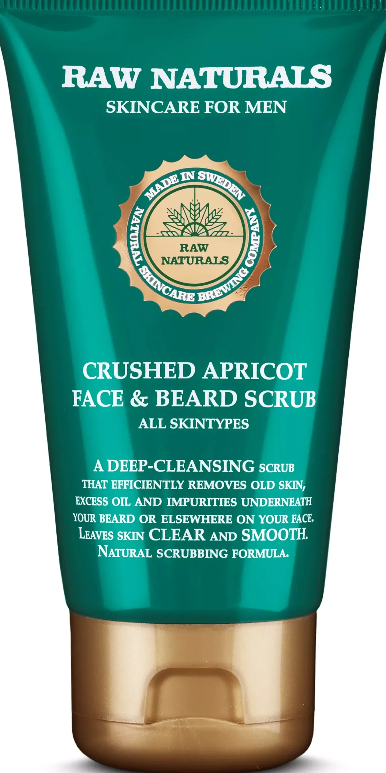 Raw Naturals Crushed Apricot Face & Beard Scrub