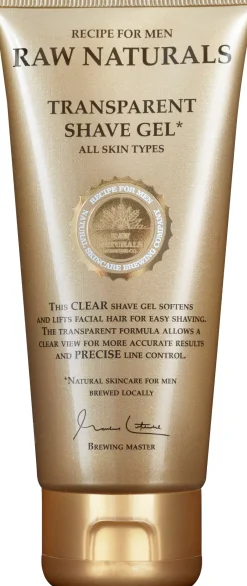 Raw Naturals Transparent Shaving Gel 100 ml