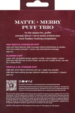 Real Techniques Matte + Merry Puff Trio