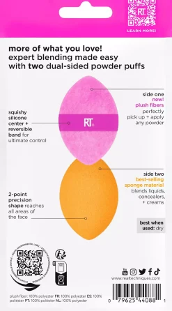 Real Techniques Miracle 2-in1 Powder Puff Duo