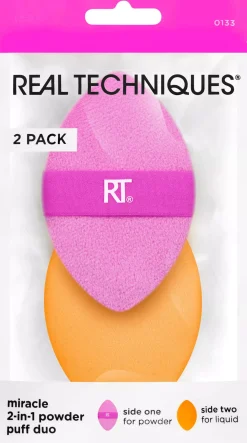 Real Techniques Miracle 2-in1 Powder Puff Duo
