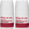 Recipe for men Antiperspirant Deodorant Duo 2x60 ml