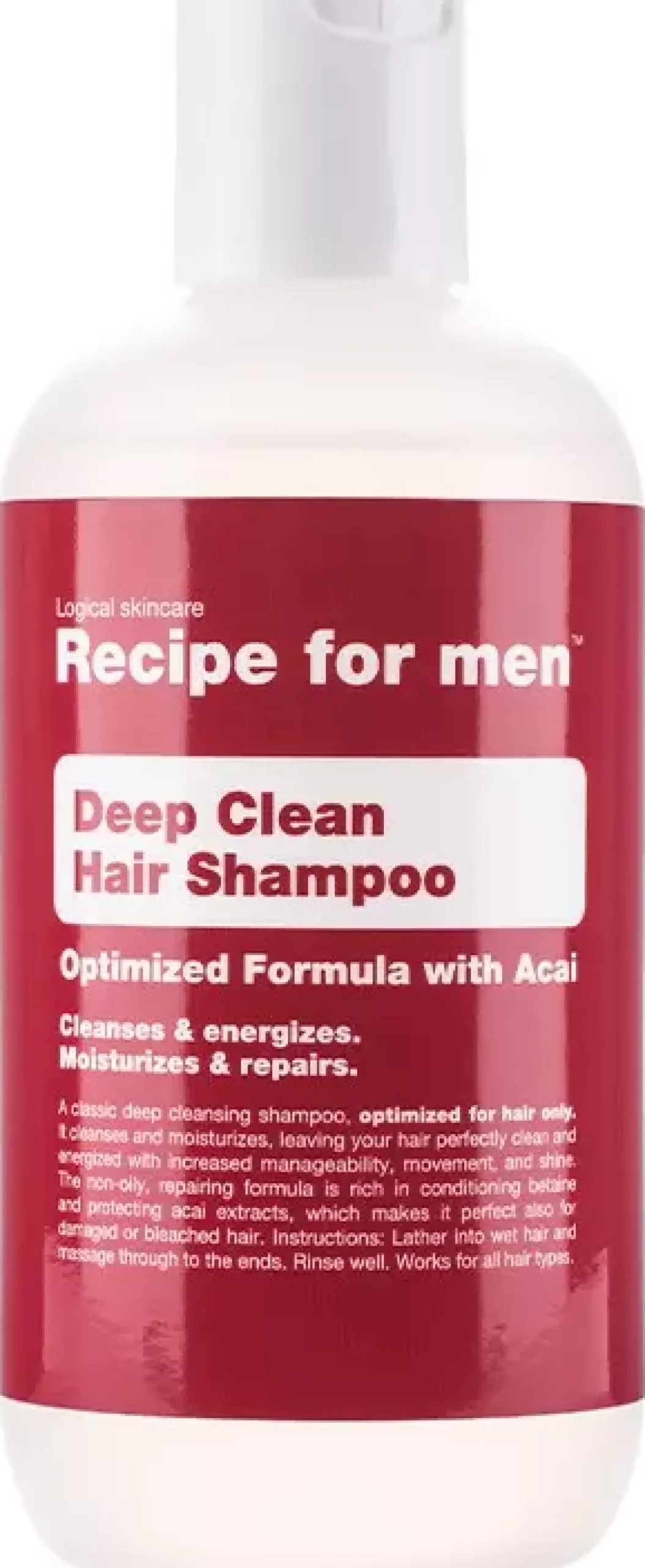 Recipe for men Deep Clean Hair Shampoo 250 ml