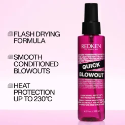 RedkenBlowout Quick Blowout Heat Protective Spray 125 ml