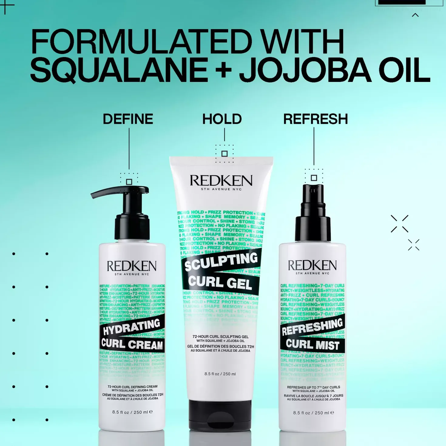 RedkenCurl Stylers Hydrating Curl Cream 250 ml