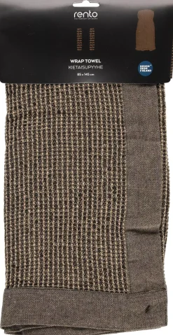 RentoKenno Sarong 85x145 cm Black/Beige