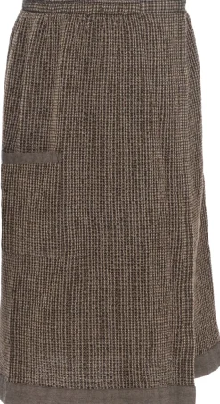 RentoKenno Waist towel 70x145 cm Black/Beige