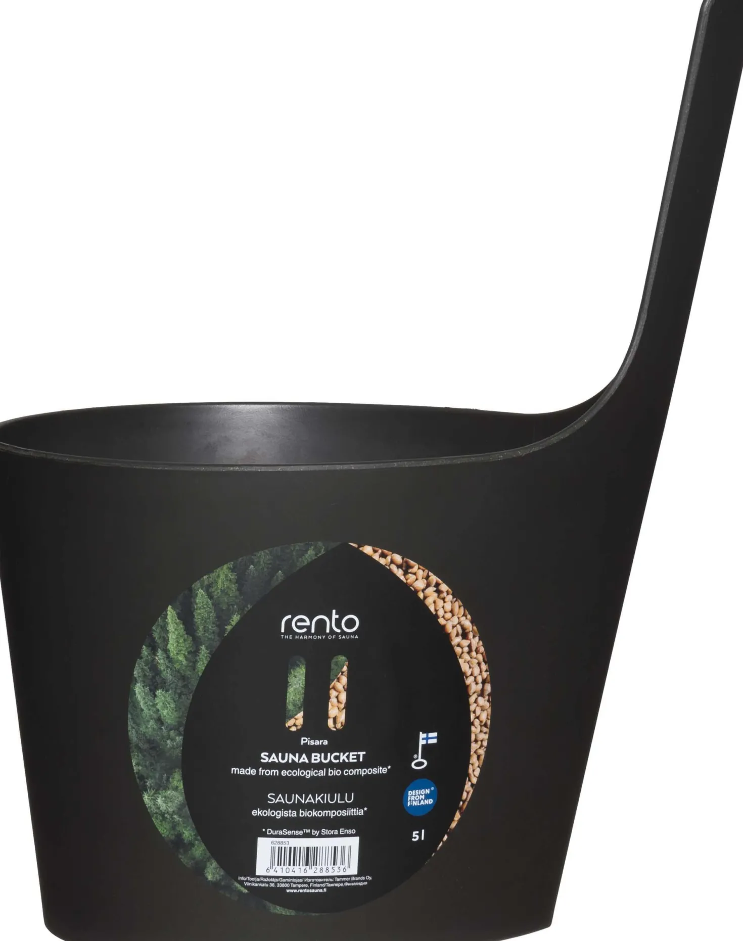 Rento Pisara Sauna Bucket Peat