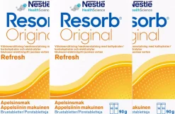 Resorb Fluid Replacement Orange Flavour 90g x3