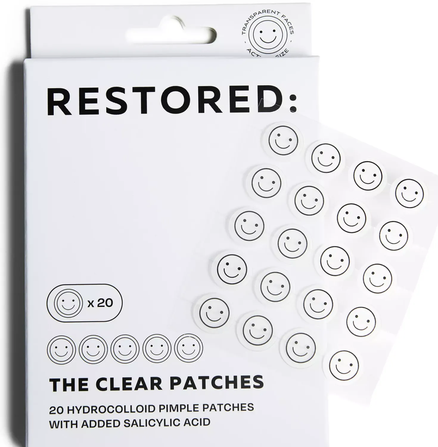 RESTORED: The Clear Patches 20 stk