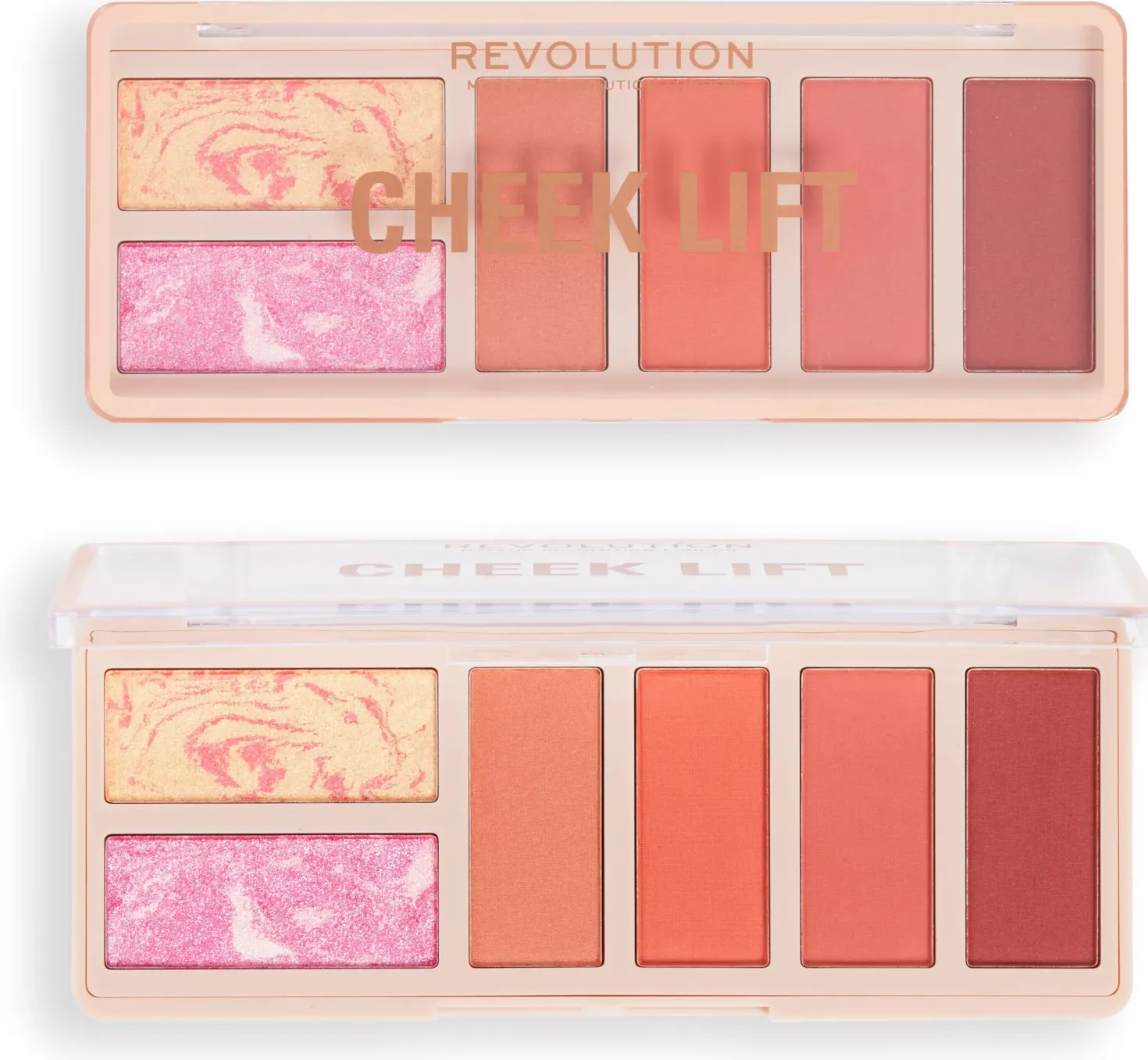 Revolution Beauty London Blush Lift Palette Coral Dreaming 10 g