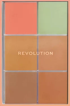 Revolution Beauty London Everything Base Face Icon Complexion Palette Medium