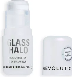 Revolution Beauty London Glass Halo Highlighter Stick Clear Glow