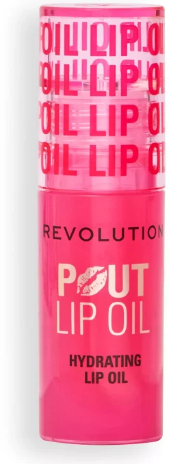 Revolution Beauty London Pout Lip Oil Honey Shimmer