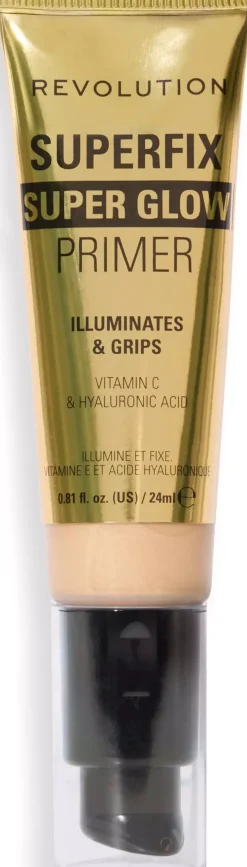 Revolution Beauty London Superfix Grip Superglow Primer Gold 24 ml