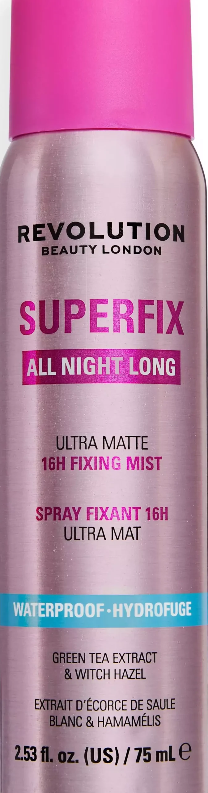 Revolution Beauty London Superfix All Night Long Waterproof Fixing Mist 150 ml
