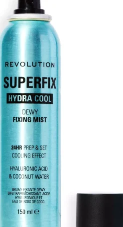 Revolution Beauty London Superfix Hydra Cool Prep + Fix Continous Fixing Mist 150 ml