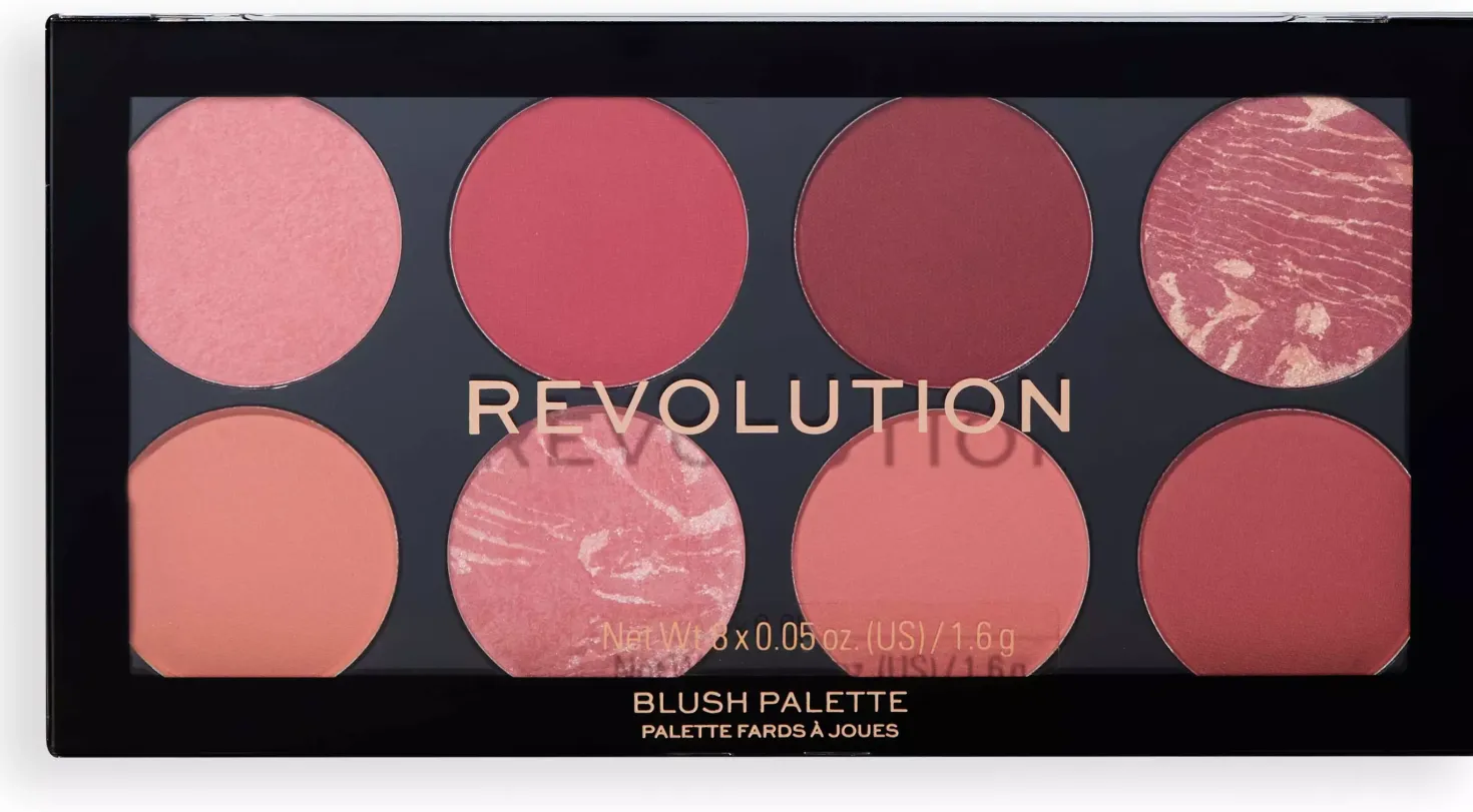 Revolution Beauty London Ultra Blush Palette Sunset Burst