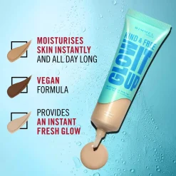 RimmelKind & Free Glow It Up Moisturising Skin Tint Latte 410