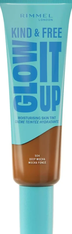 RimmelKind & Free Glow It Up Moisturising Skin Tint Latte 410