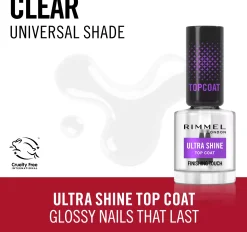Rimmel Ultra Shine Nail Polish Top Coat 12 ml