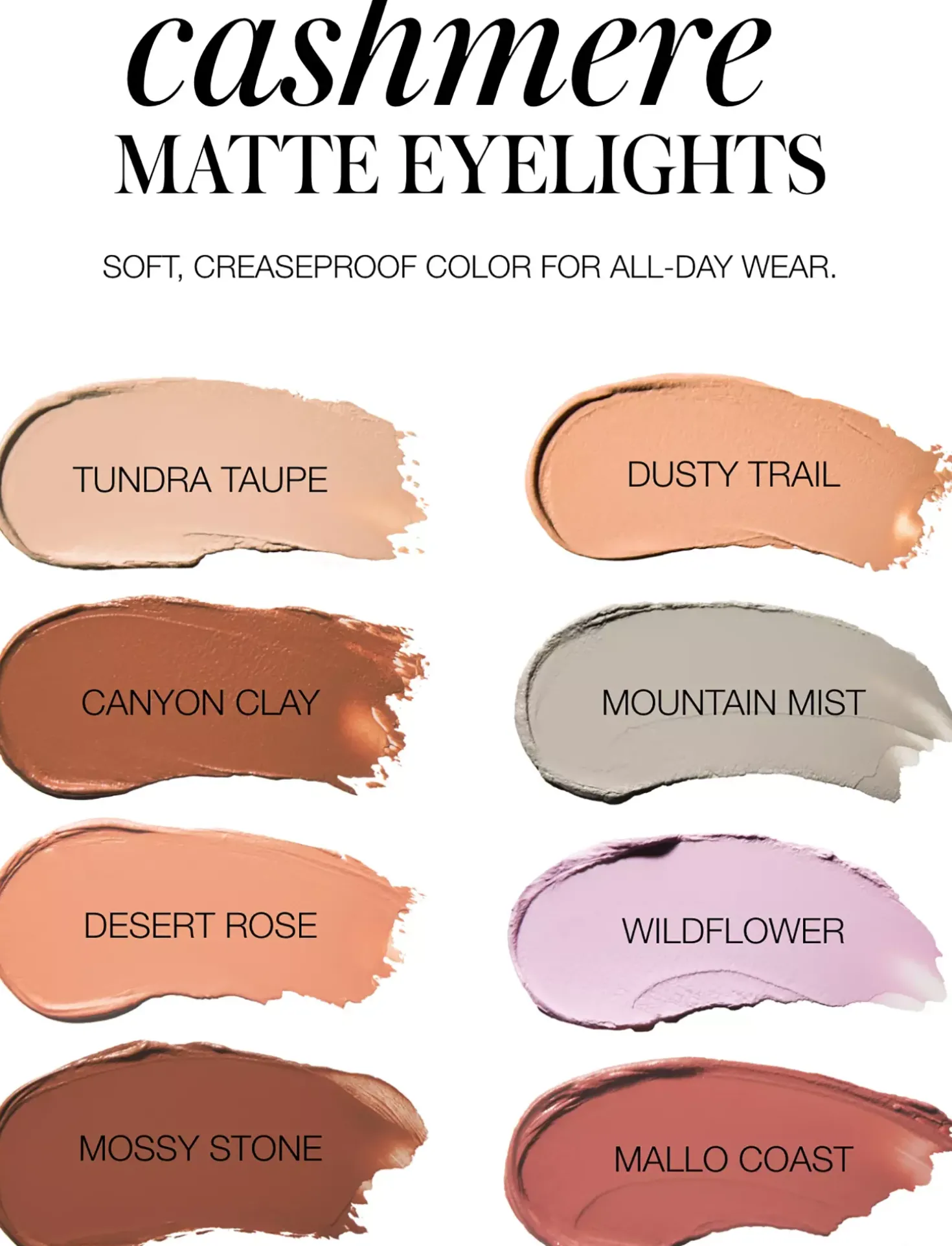 RMS Beauty Cashmere Matte Eyelights Cream Eyeshadow Desert Rose