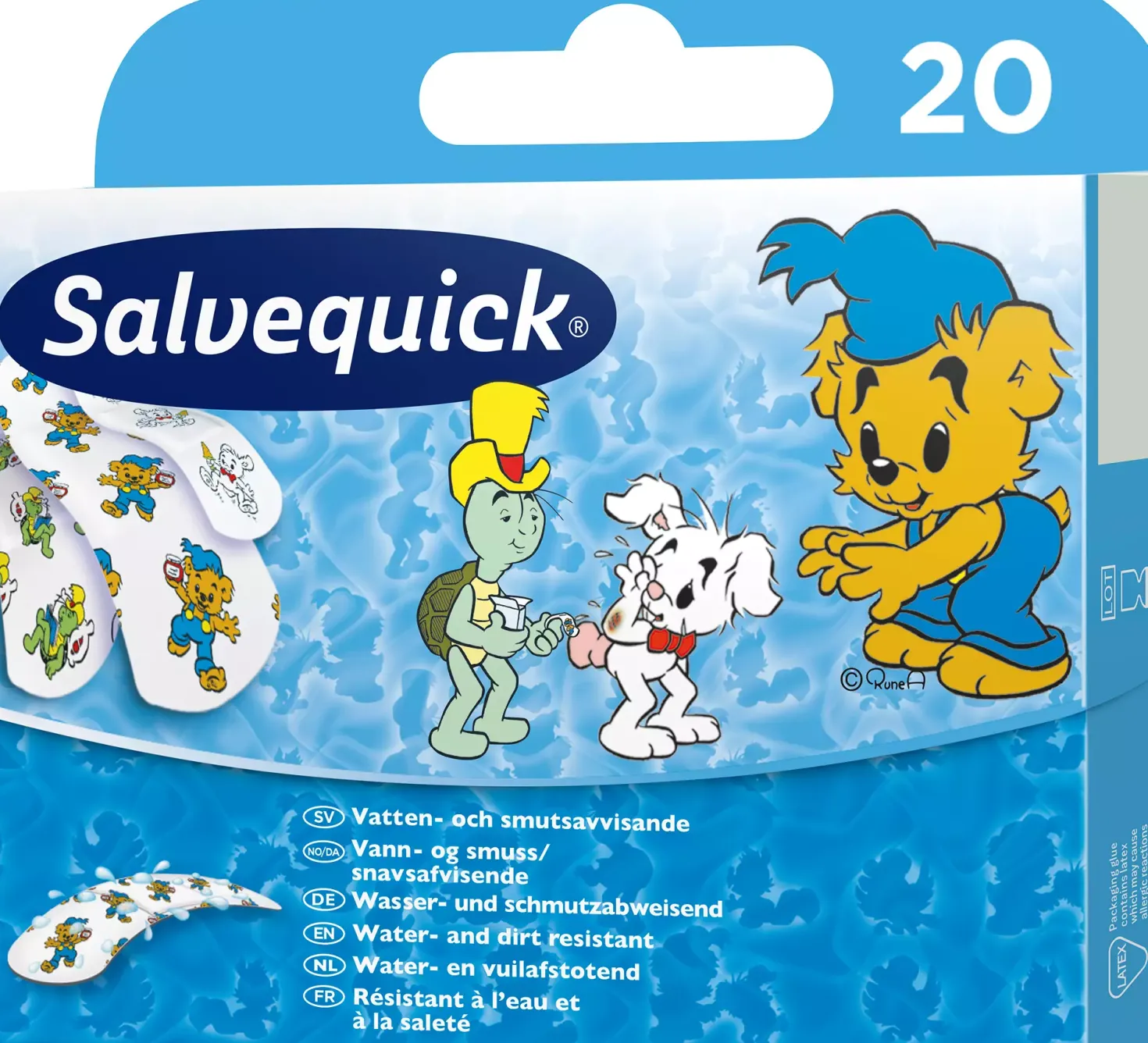 Salvequick Bamse Kids Plasters