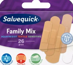 Salvequick Family Mix Plasters 26 pcs