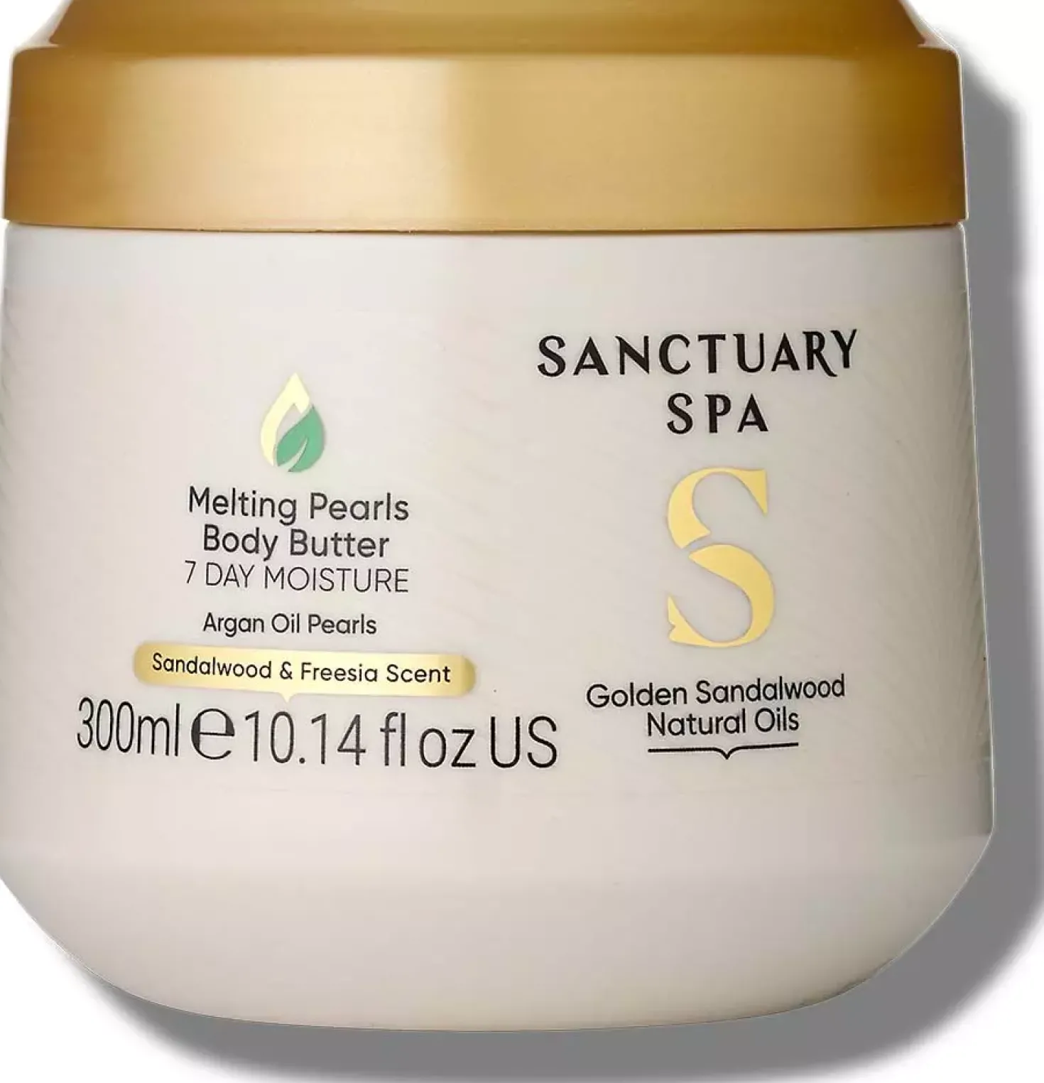 Sanctuary SpaGolden Sandalwood Natural Oils Melting Pearls Body Butter 300 ml