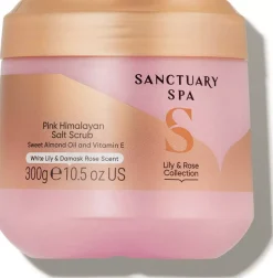 Sanctuary SpaLily & Rose Pink Himalayan Salt Scrub 300 g