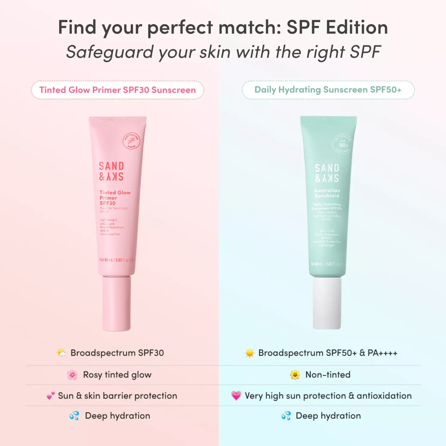 Sand & SkySunscreen Daily Hydrating Sunscreen SPF 50+ 60 ml