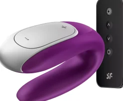 Satisfyer Double Fun Incl. Bluetooth And App Violet