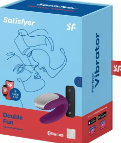 Satisfyer Double Fun Incl. Bluetooth And App Violet
