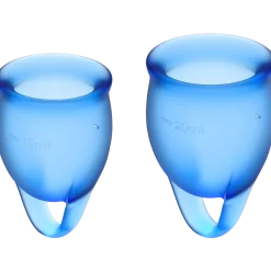 Satisfyer Feel Confident Menstrual Cup Dark Blue