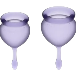 Satisfyer Feel Good Menstrual Cup Lila