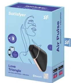 Satisfyer Love triangle incl. Bluetooth and App Black