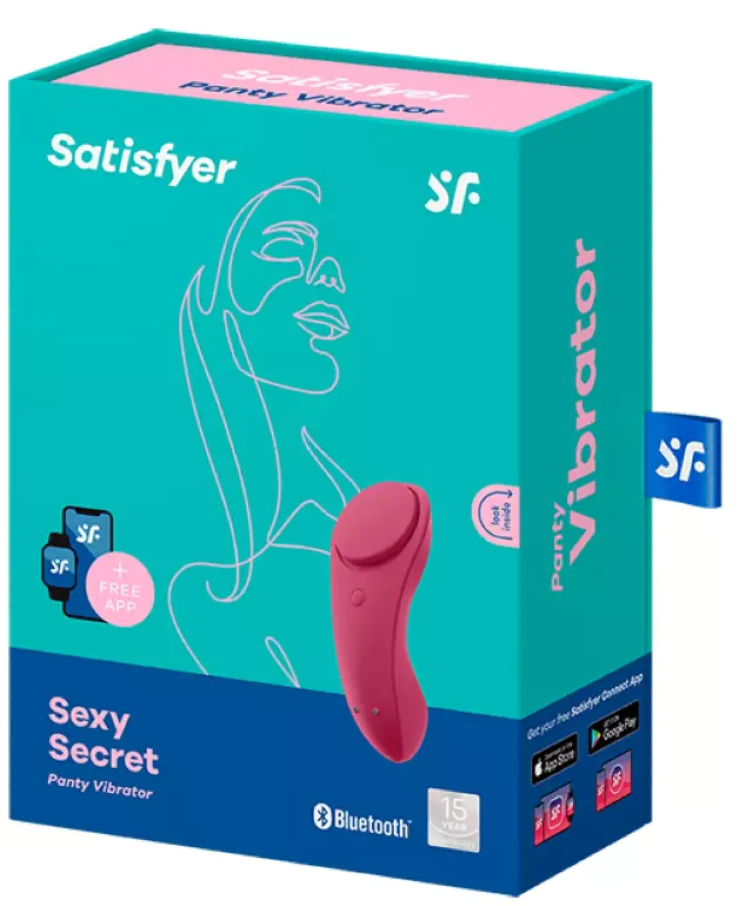 Satisfyer Sexy Secret Wine Red