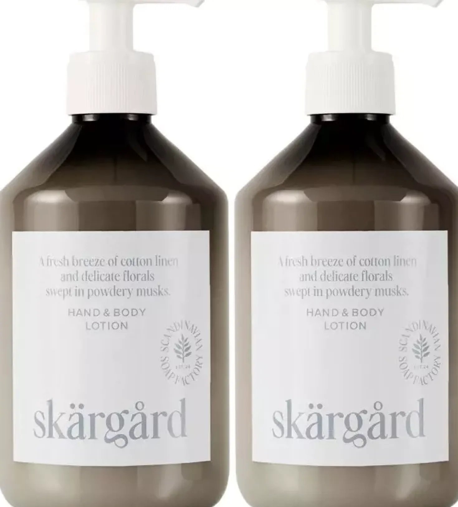 Scandinavian Soap FactorySkärgård Hand & Body Lotion 2 x 500 ml