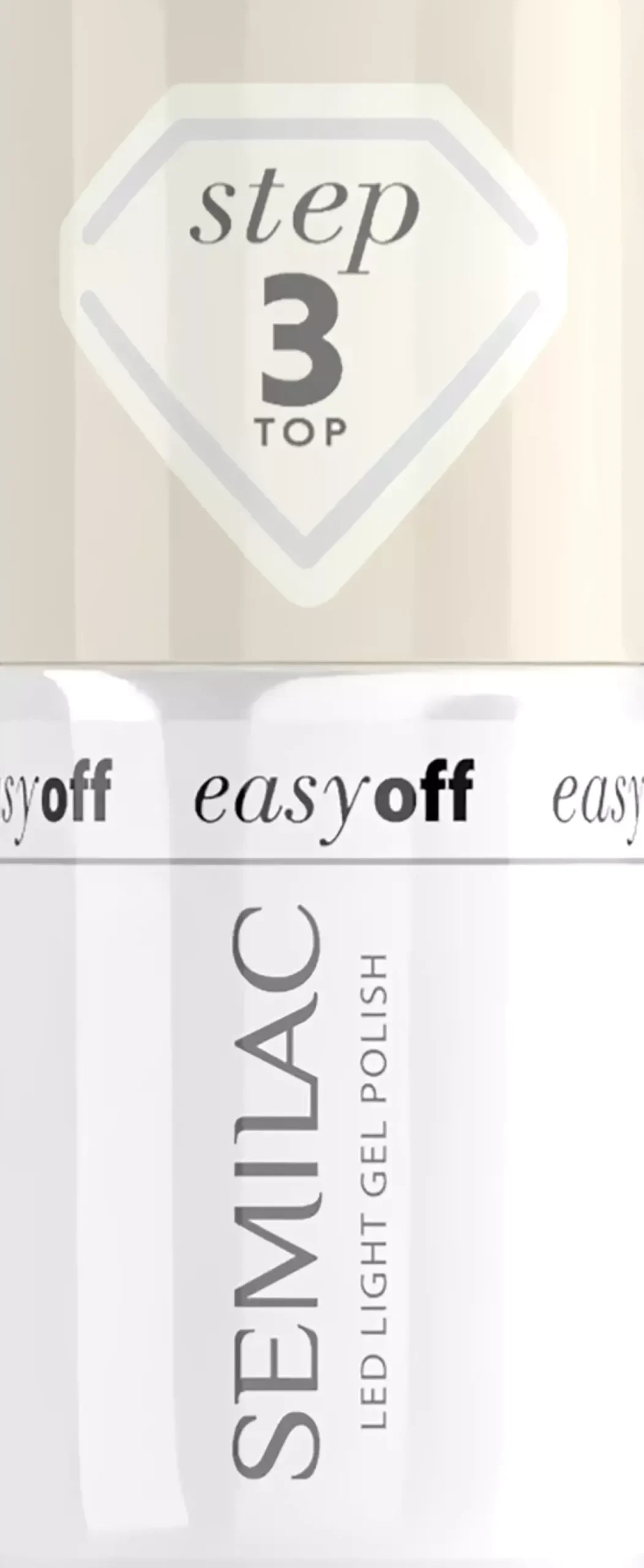 SEMILAC Easy Off LED Light Gel Polish Top