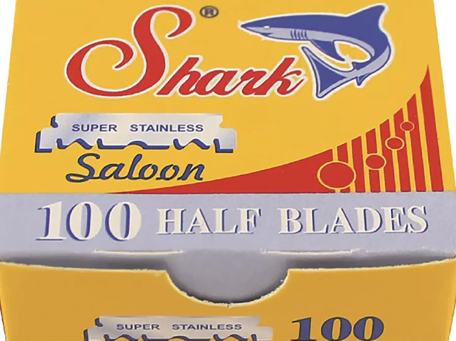 Shark Saloon Single Edge Razor Blades 100-Pack 100 stk