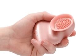 ShotsInnovation Twitch Hands Free Suction & Vibration Toy Rose