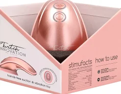 ShotsInnovation Twitch Hands Free Suction & Vibration Toy Rose