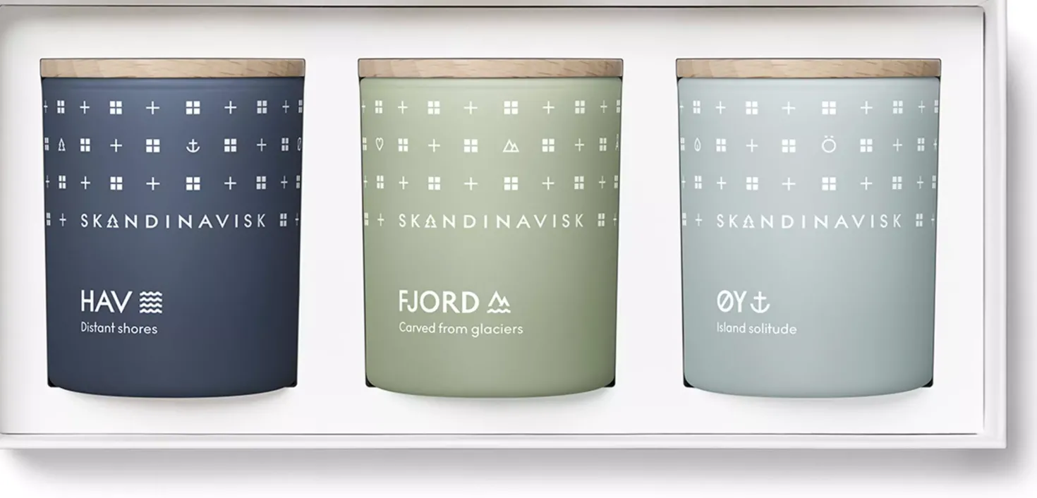SkandinaviskESCAPE Home Collection Candle Giftset
