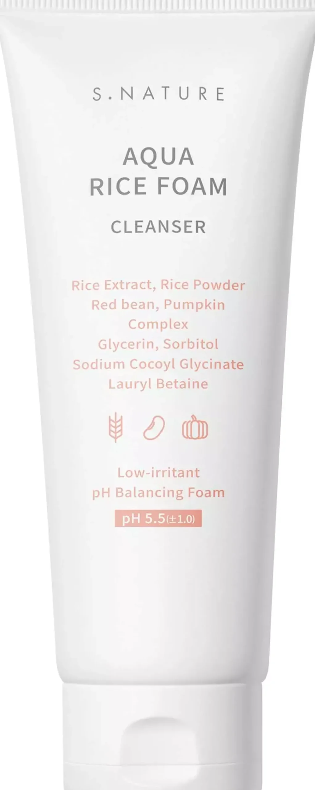S.NATURE Aqua Rice Foam Cleanser 160 ml