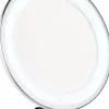 Soft Spell LED Makeup Mirror with Suction Cup – 5x Magnification