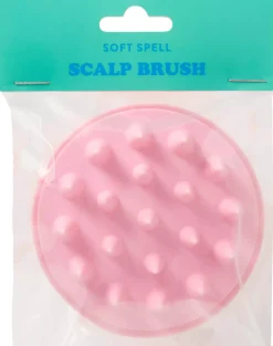 Soft Spell Scalp Brush – Silicone Shower Brush Black